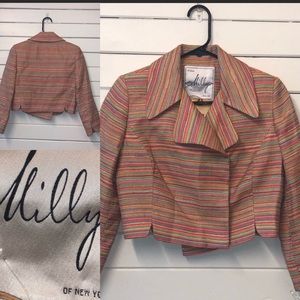 Preowned Milly cropped jacket size 4